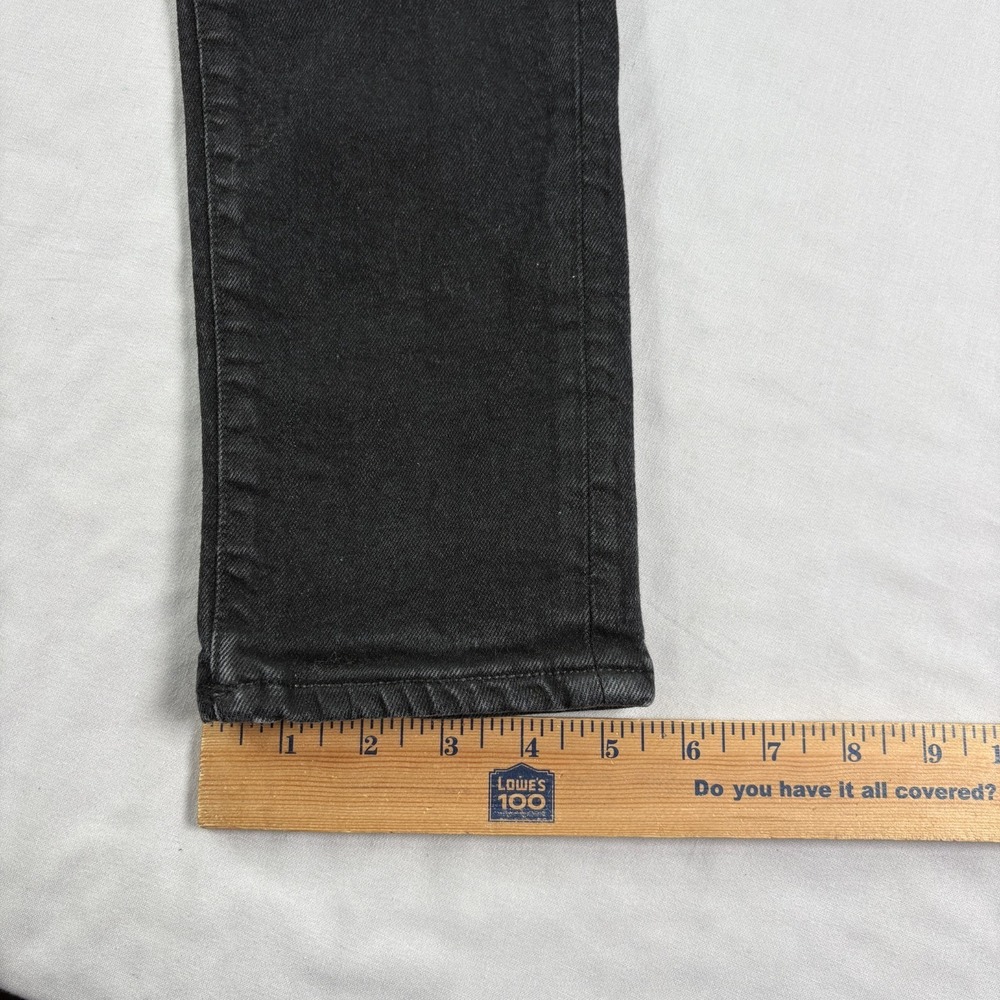 Purple Brand Jeans Mens 34x32 Black P001 Skinny Denim Button Fly - Picture 14 of 15
